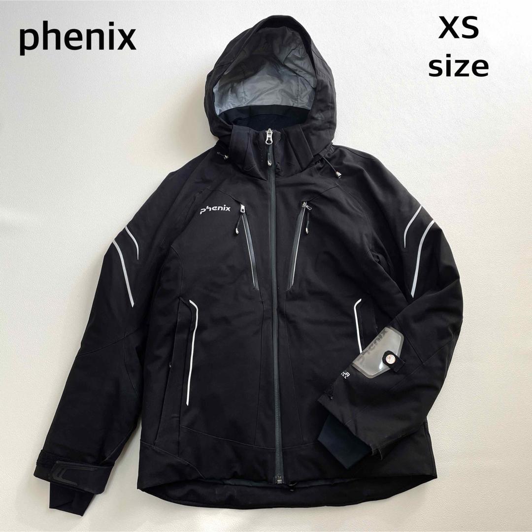 6687【美品】フェニックス　スキージャケット　チケットホルダー付　ブラック