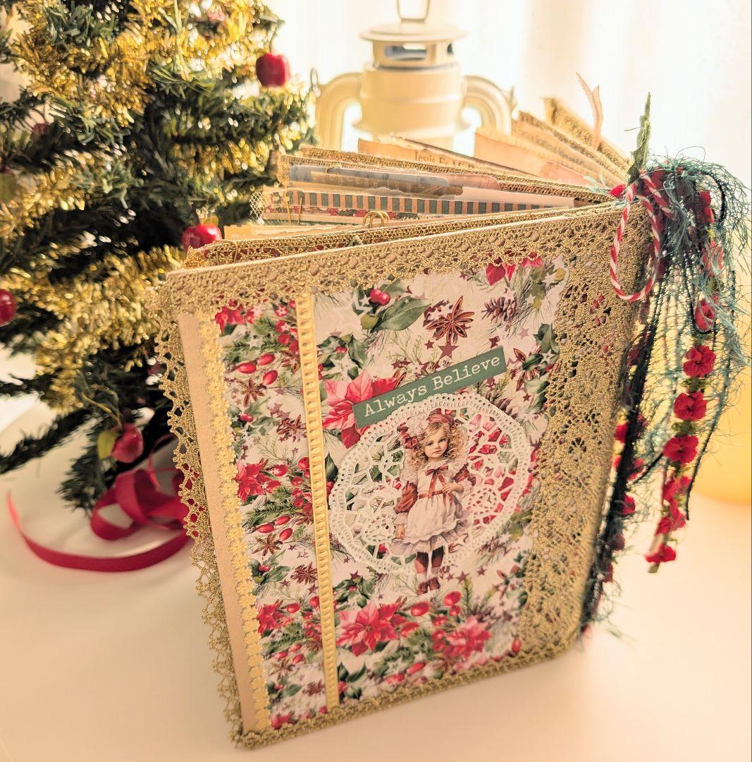 お洒落ビクトリアンガールのXmas大型ジャンクジャーナル2025♥Wishes♥