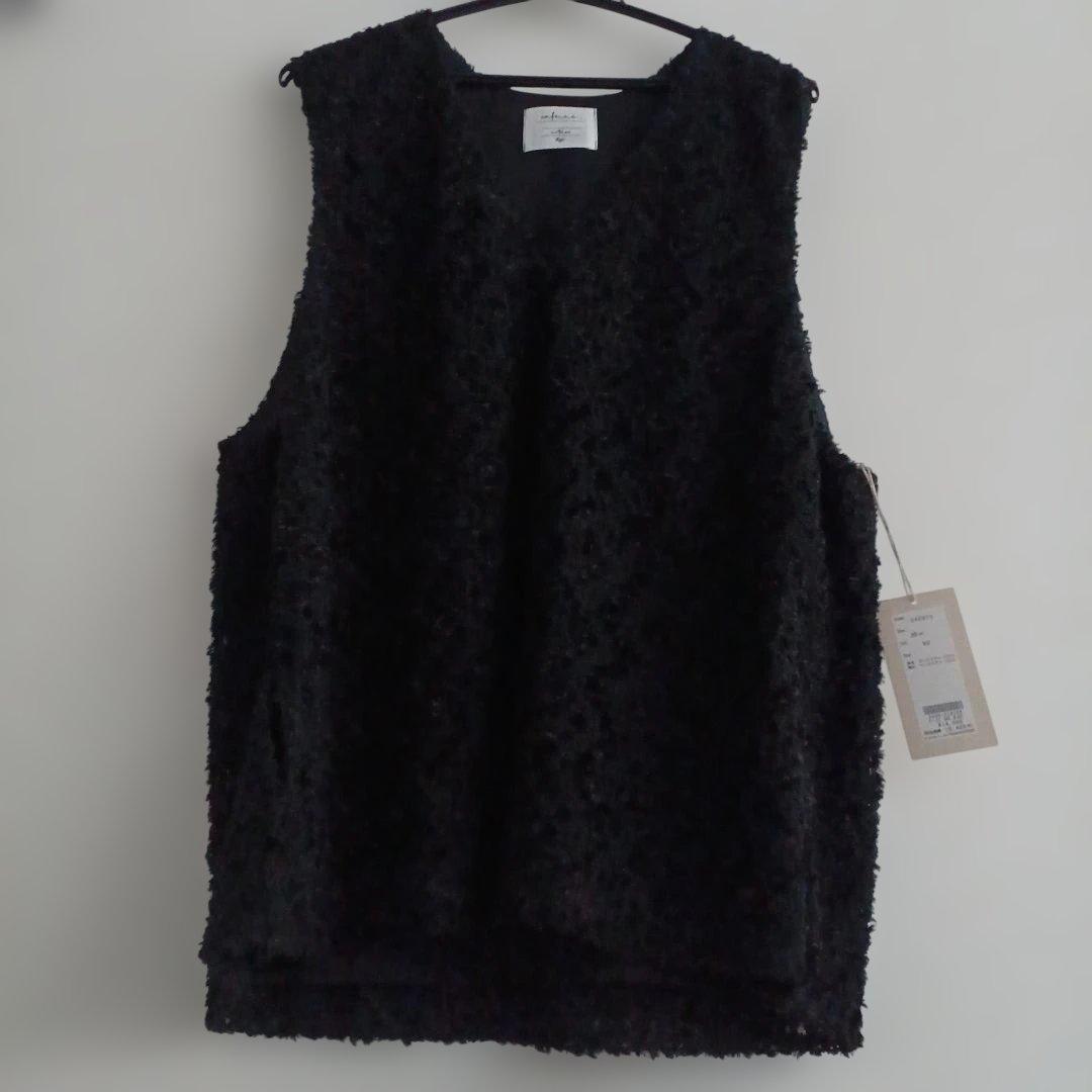 カフネ ブラック ベスト 38新品タグ付き 今期物 15400円