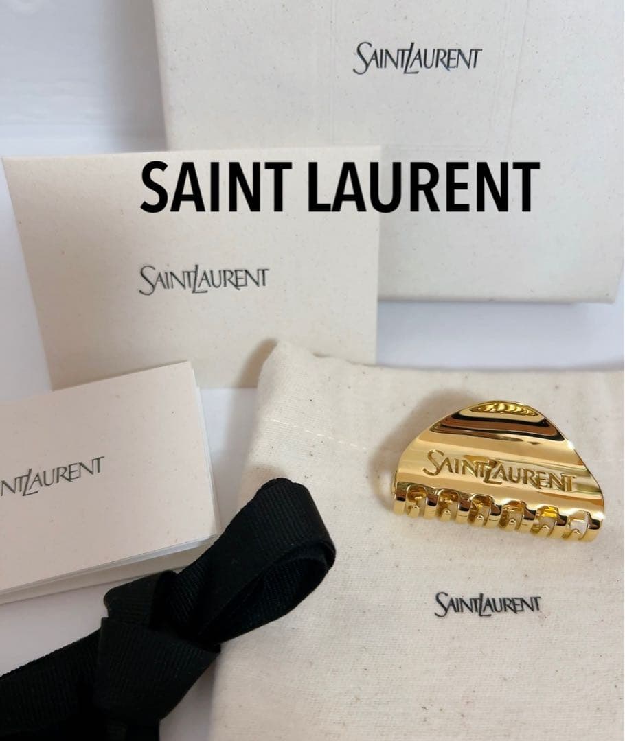 サンローランSAINT LAURENT ヘアークリップ　髪留め　未使用品