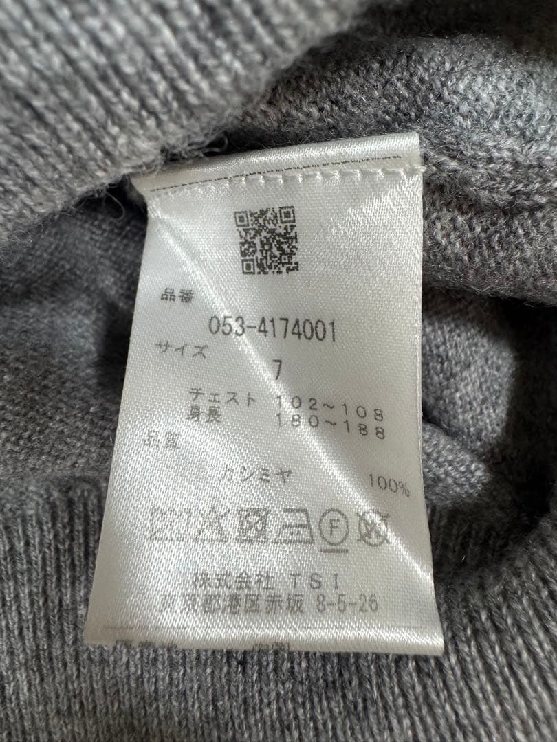 パーリーゲイツ　メンズ　カシミヤセーター