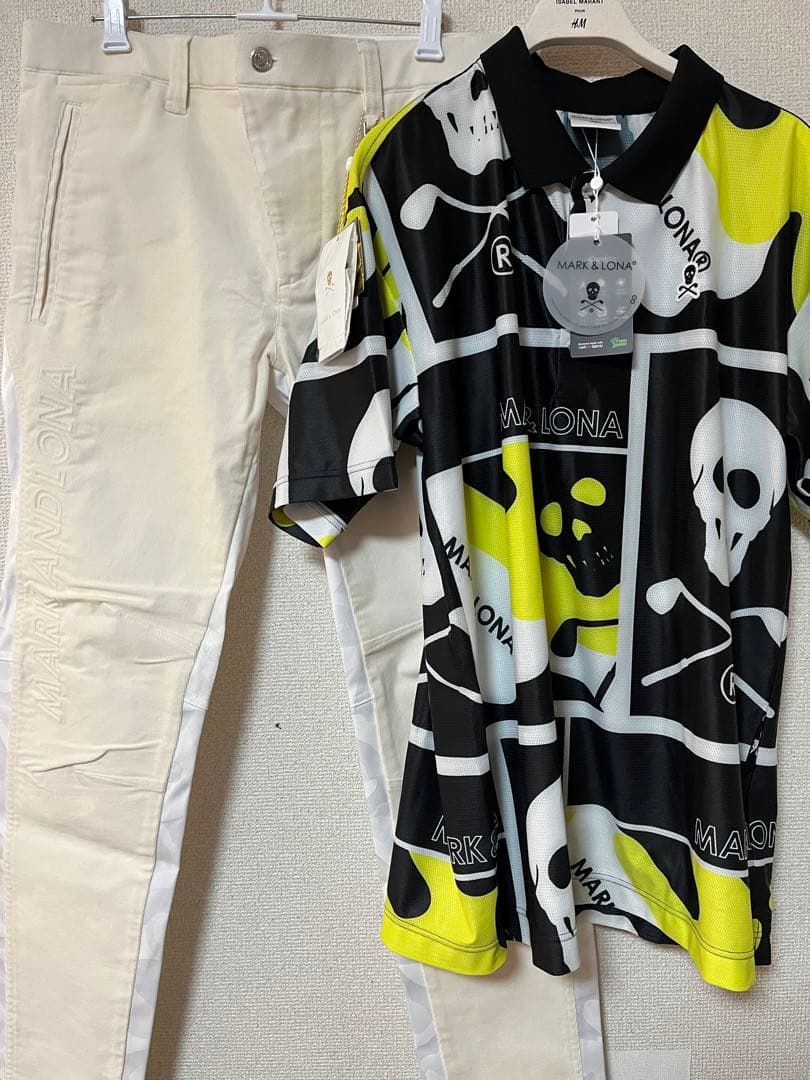 gun1773　MARK & LONA 新品上下セット ポロシャツ