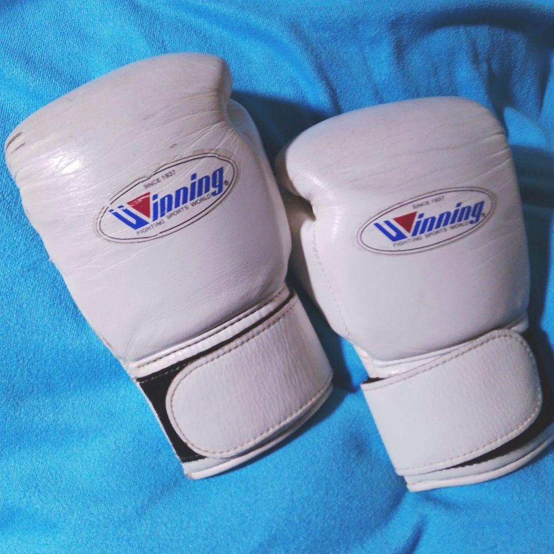 Winning ボクシンググローブ ホワイト 8oz