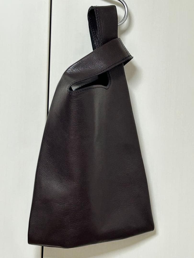 イタリア製　ゴートスキンレザーバッグ　Dresswell