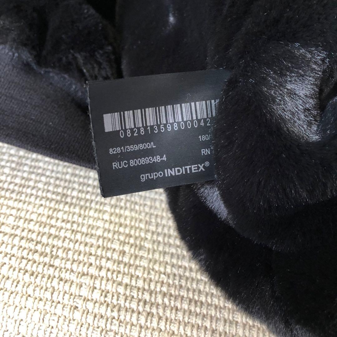 ZARA ザラ テクニカルボンバージャケット フライトジャケット 黒 L