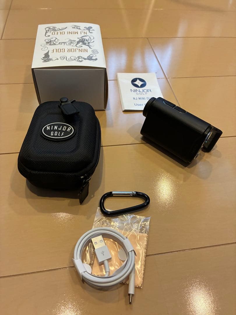 NINJOR MINI　ゴルフ用距離計　EZクリップ装着済　３点間距離可能