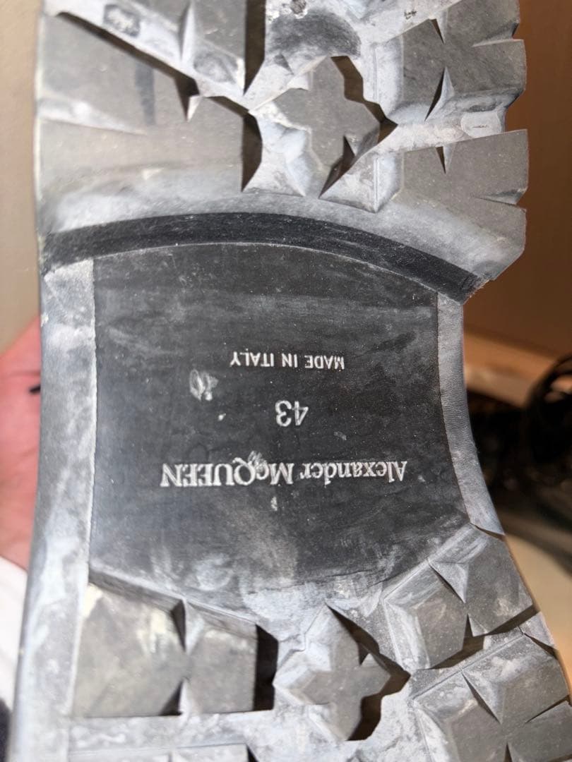 Alexander McQUEENレースアップブーツ