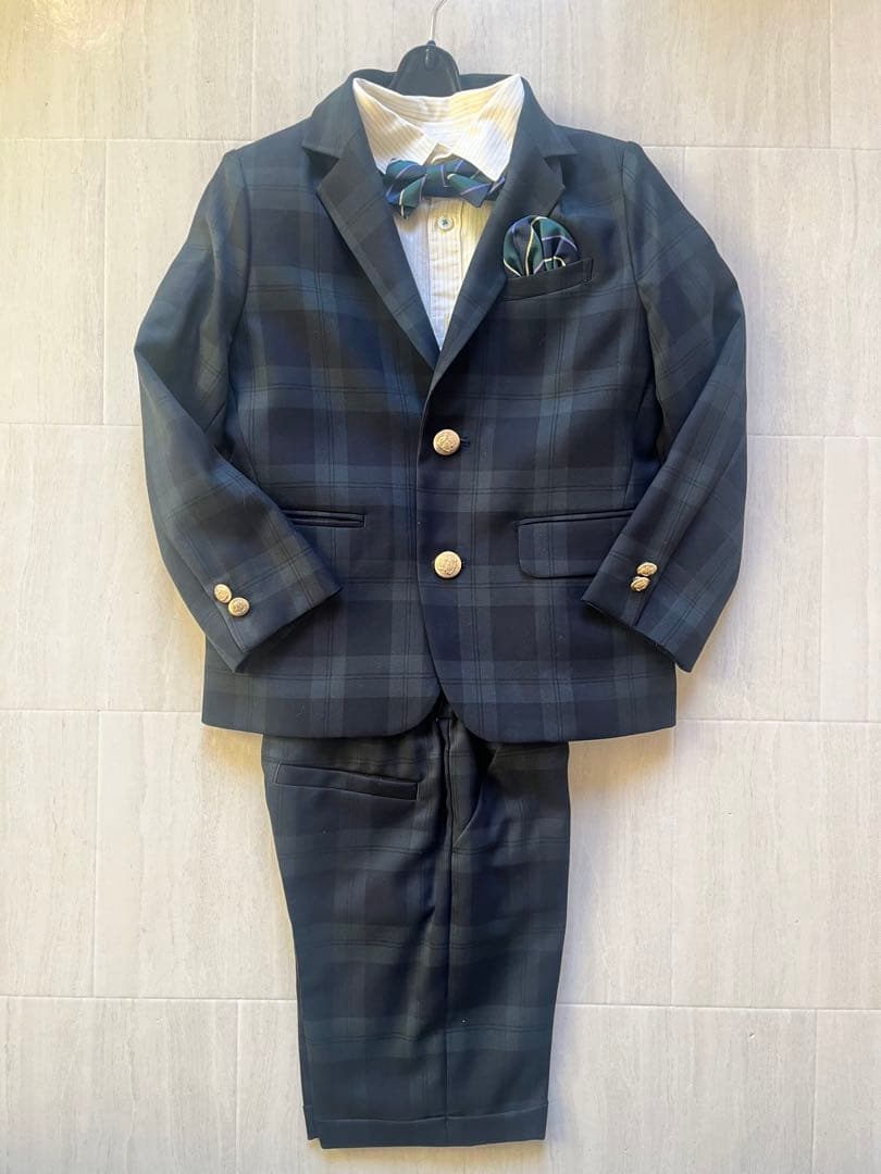 green label relaxingフォーマルスーツセット120㎝