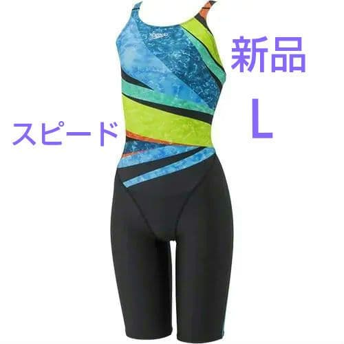 スピードspeedo Ｌ セミオープンバック ニースキン競泳水着FINA