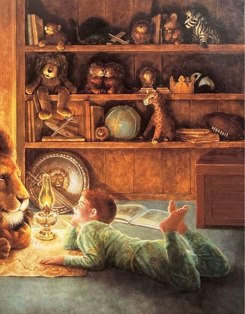 Lynn Lupettiリトグラフ ライオンハート ナルニア国　COA認定書付き