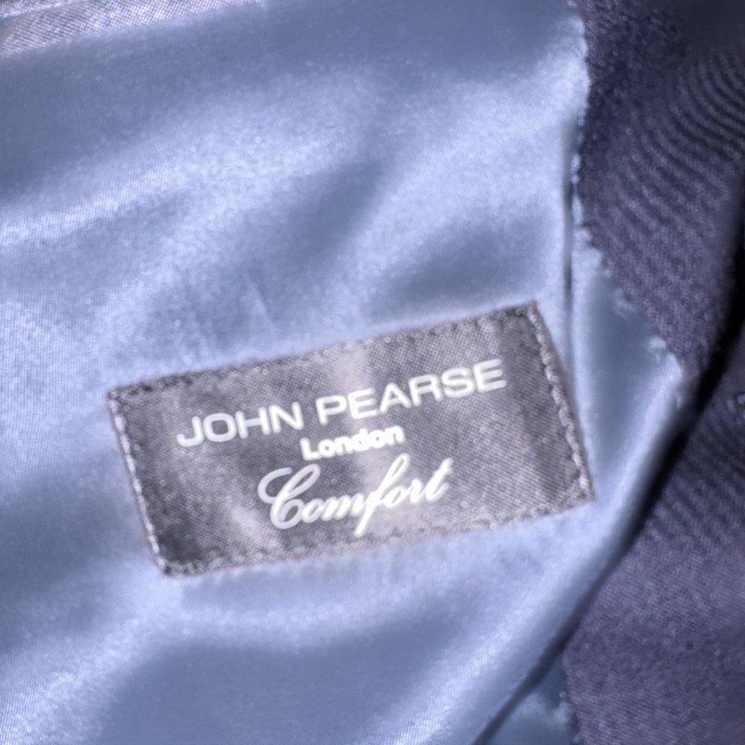 【極美品】ジョンピアース スリーピース スーツ A6 濃紺 シャワークリーン