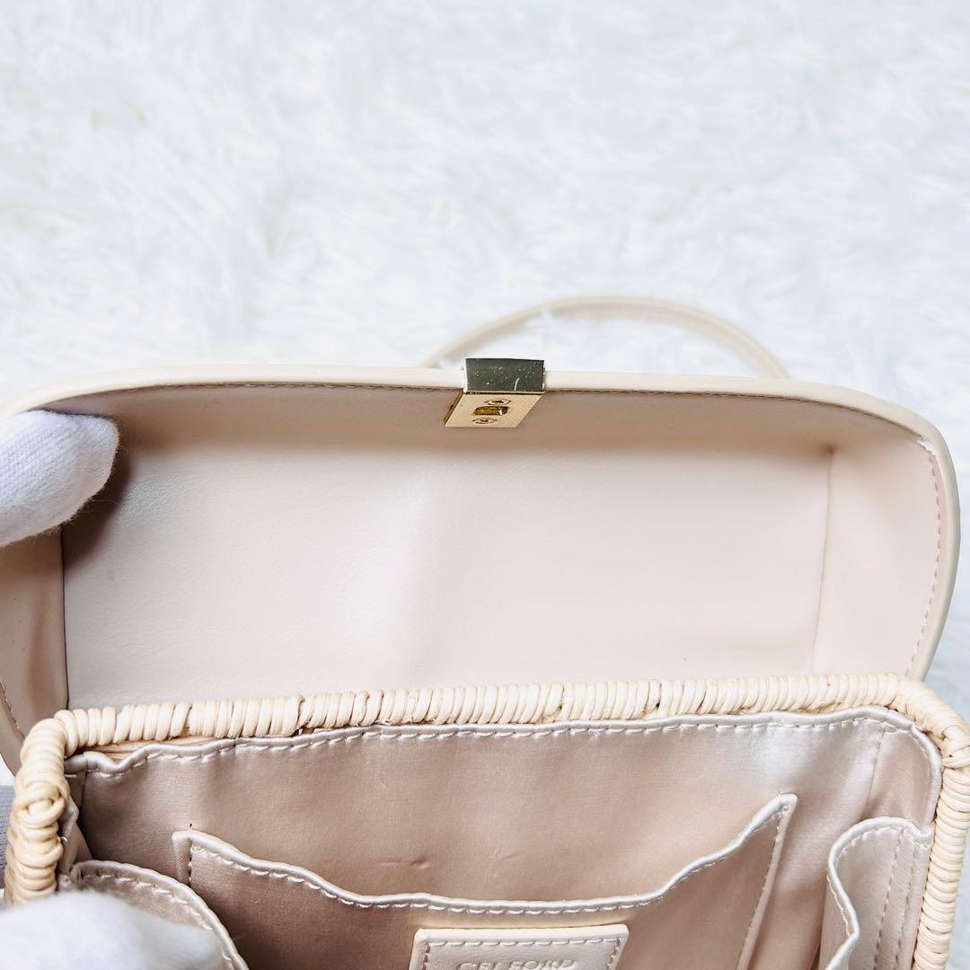 ★超希少・美品★ セルフォード ビジュー×スタッズシーズナルバッグ カゴバッグ