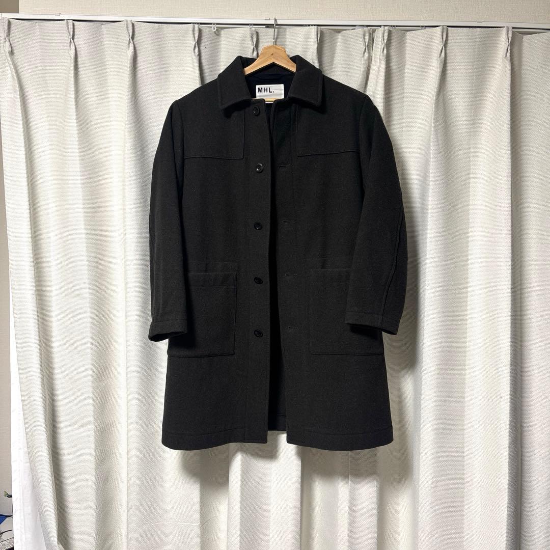 美品‼️MHL. マーガレットハウエル　ウール100% ウールコート