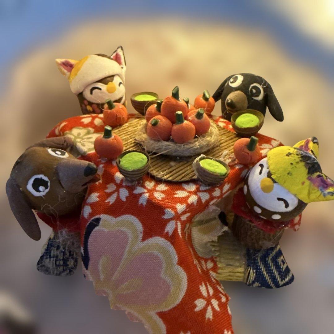 どんぐりアート♡節分オブジェ＆かまくらオブジェ2品♡