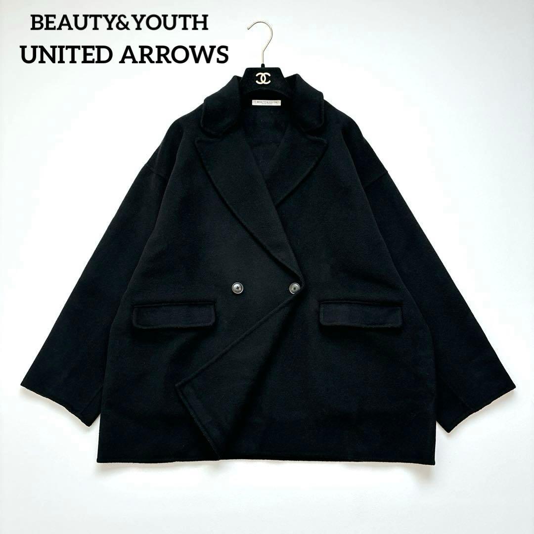 ビューティ＆ユース 2024AW リバーテーラー ミドルコート ブラック S