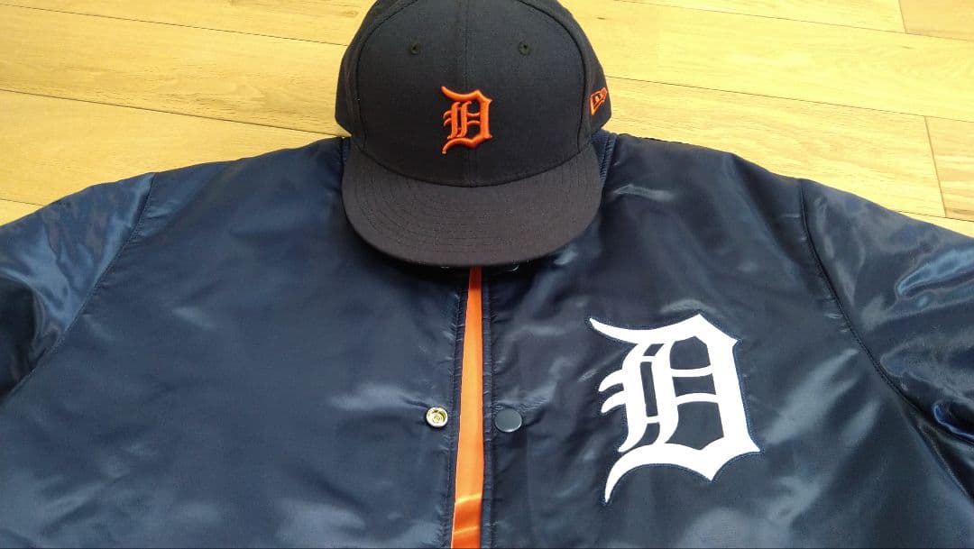 スターター　MLB タイガース スタジャン＆ニューエラセット