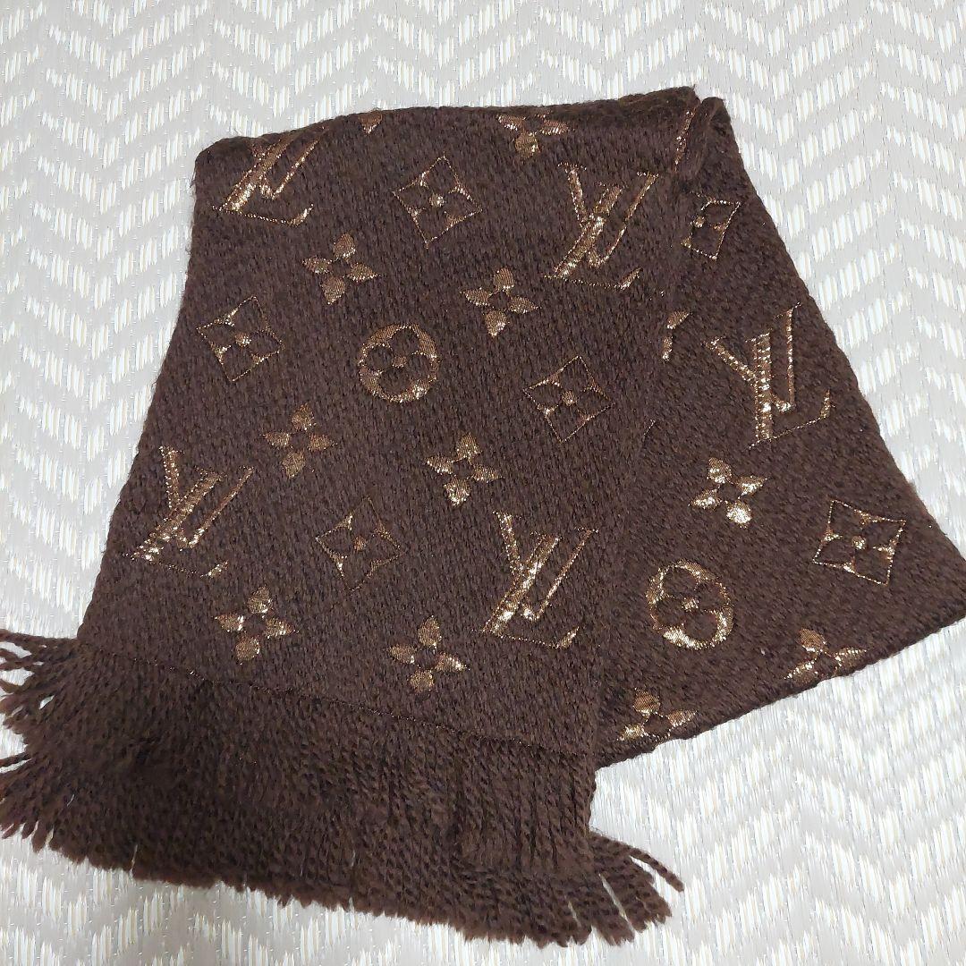 ルイ・ヴィトン ブラウン マフラー