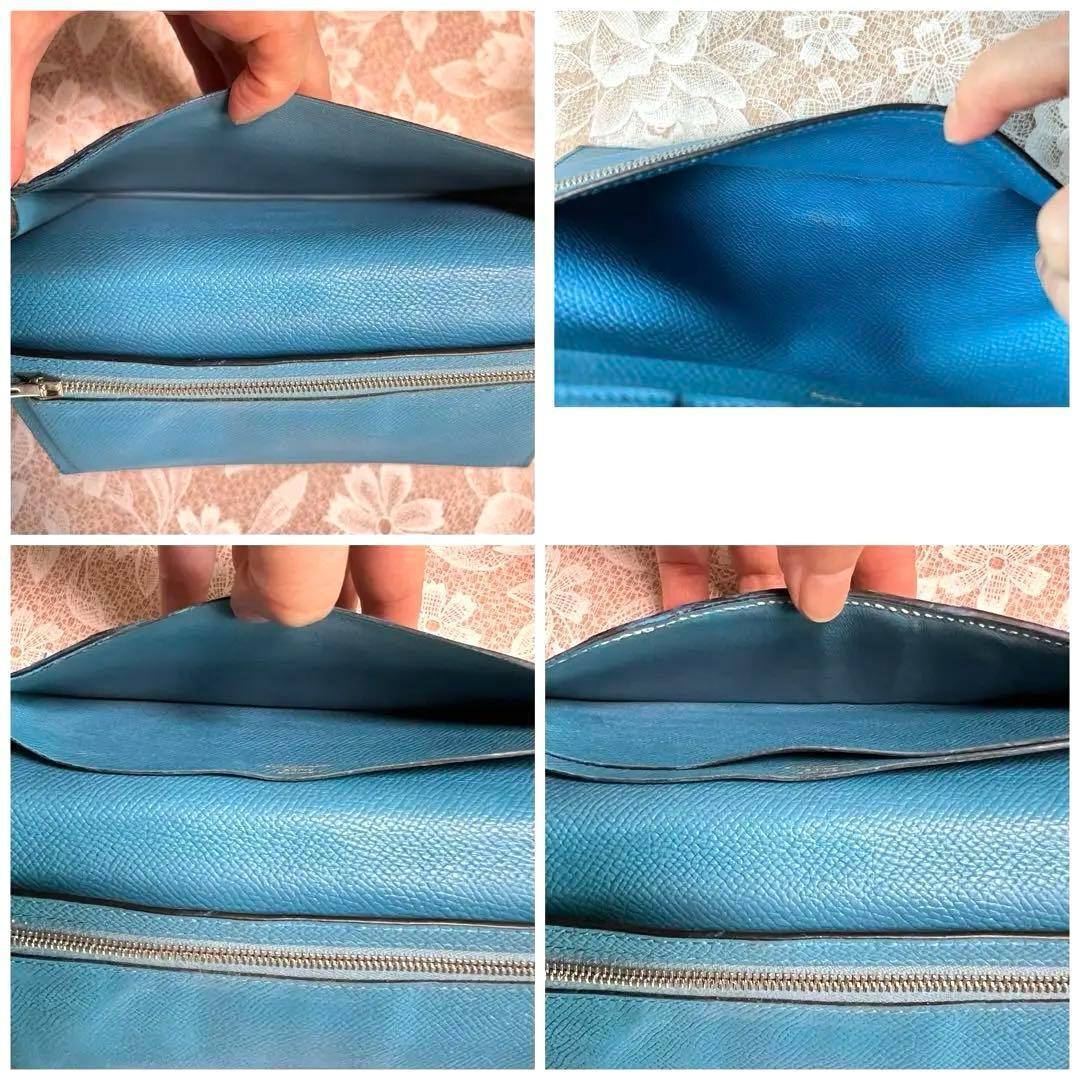 良美品★HERMES エルメス べアン スフレ 長財布★正規品