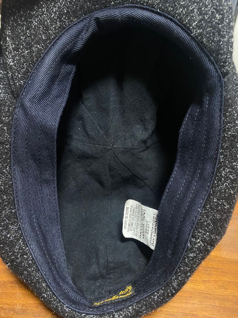 TENDERLOIN テンダーロイン ウール キャスケット ブラック ごま塩 L