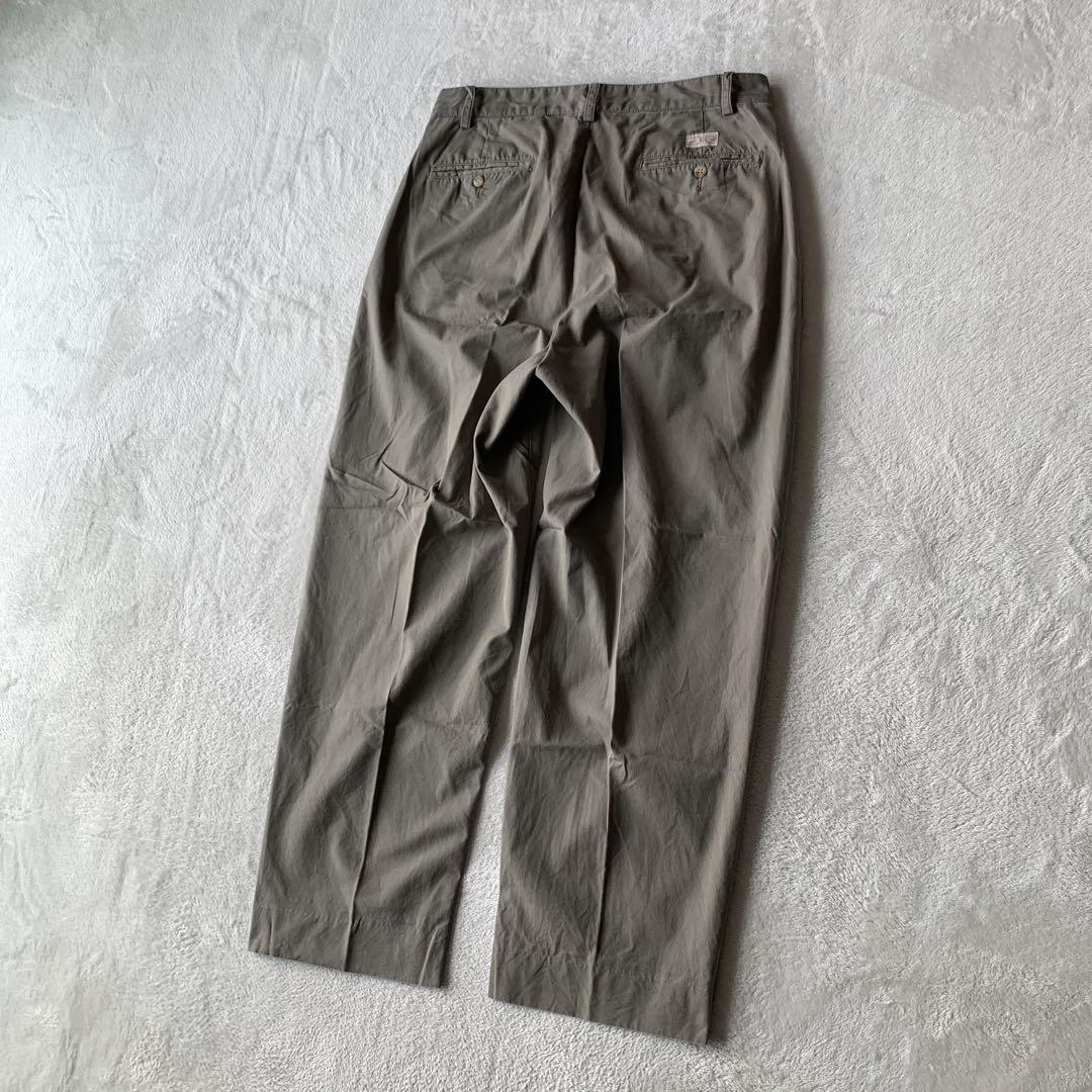 レアカラー！ 90s ラルフローレン ツータック パンツ チノパン ハモンド