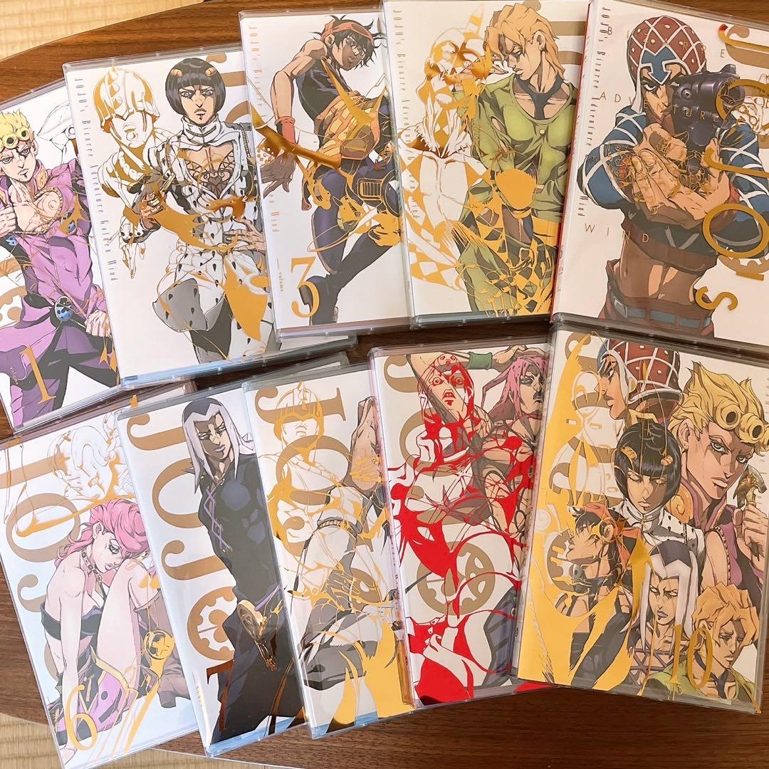 ジョジョの奇妙な冒険　黄金の風　初回生産版DVD全巻セット