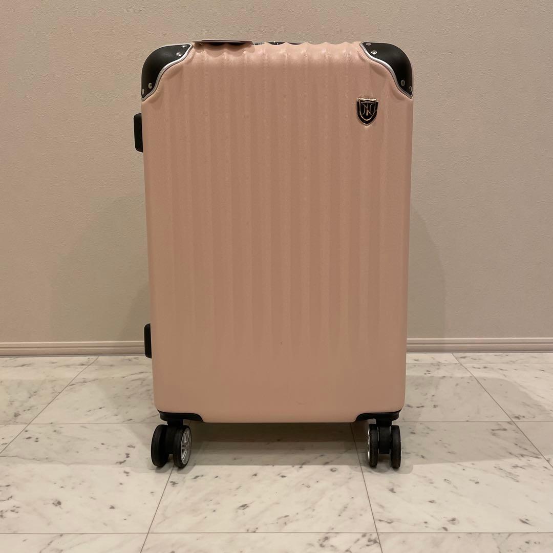新品　未使用　ピンクキャリーケースMサイズ