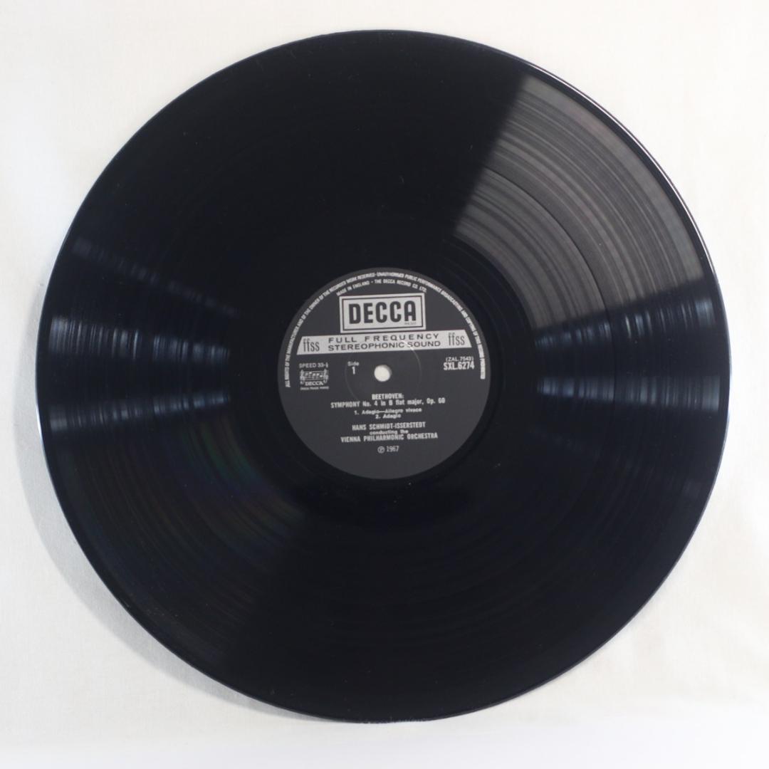 英LP Hans Schmidt Beethoven Symphony No.4