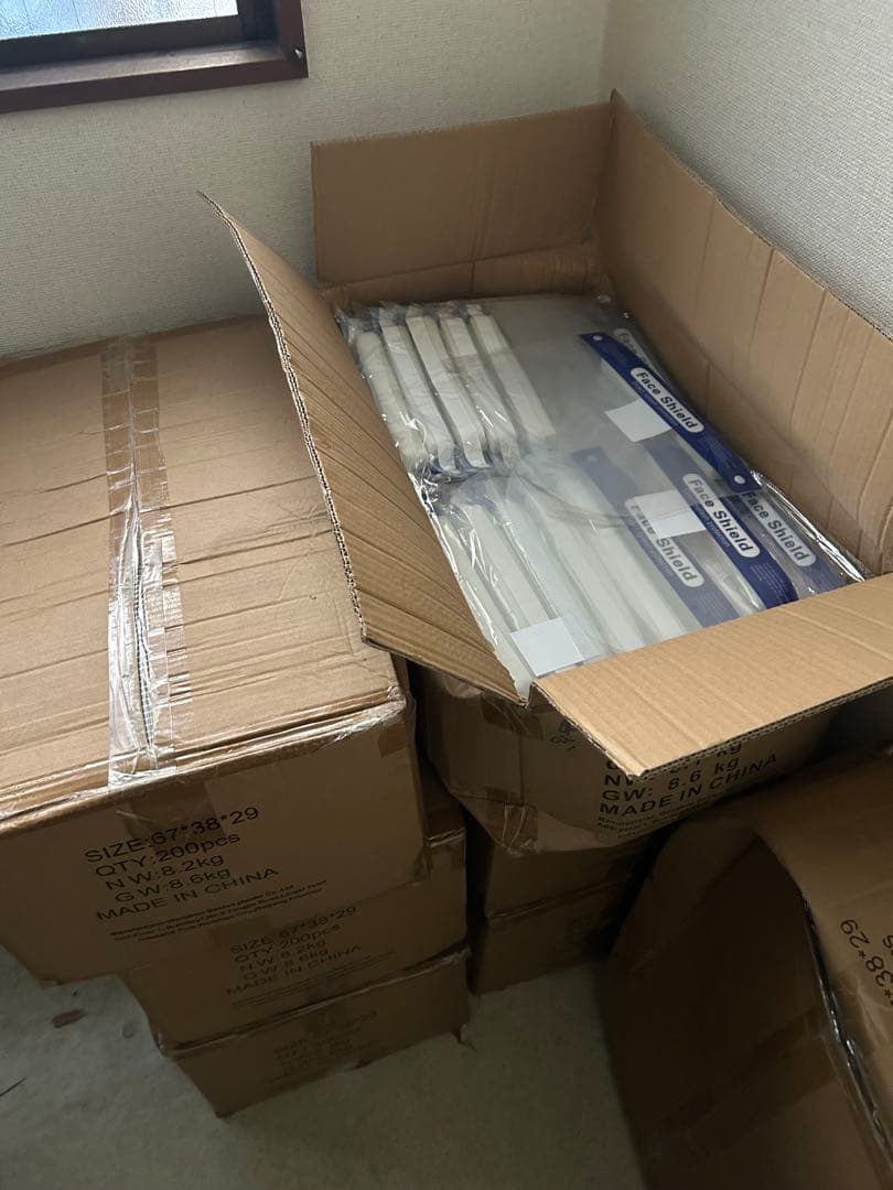 フェイスシールド 1300枚