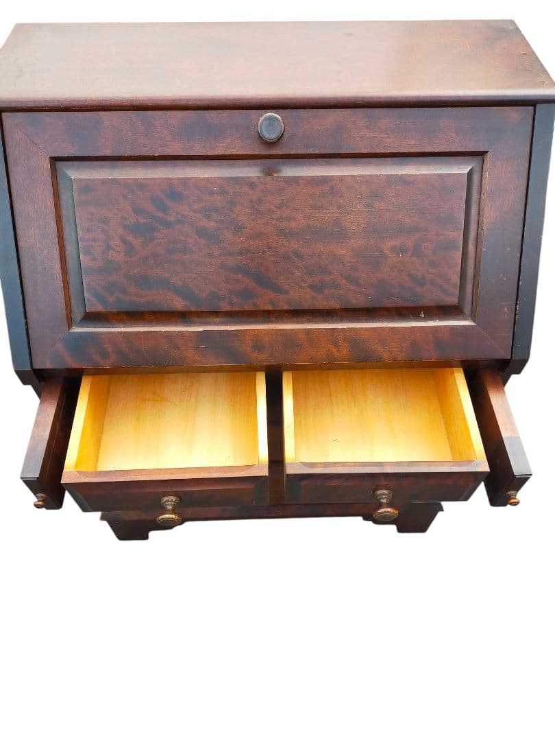 ☆北海道民芸家具☆アンティークライティングビューロー