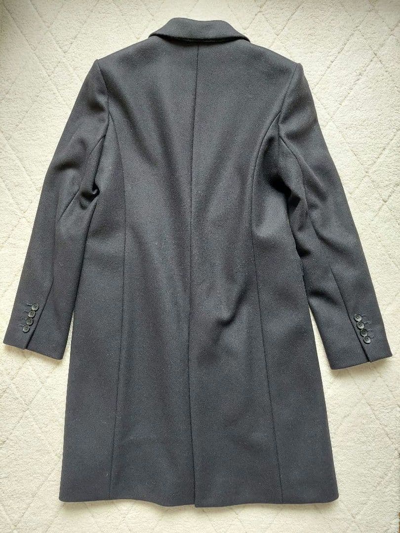 ✨極美品✨ANAYIカシミヤ テーラードジャケットコート 黒 シングルボタン