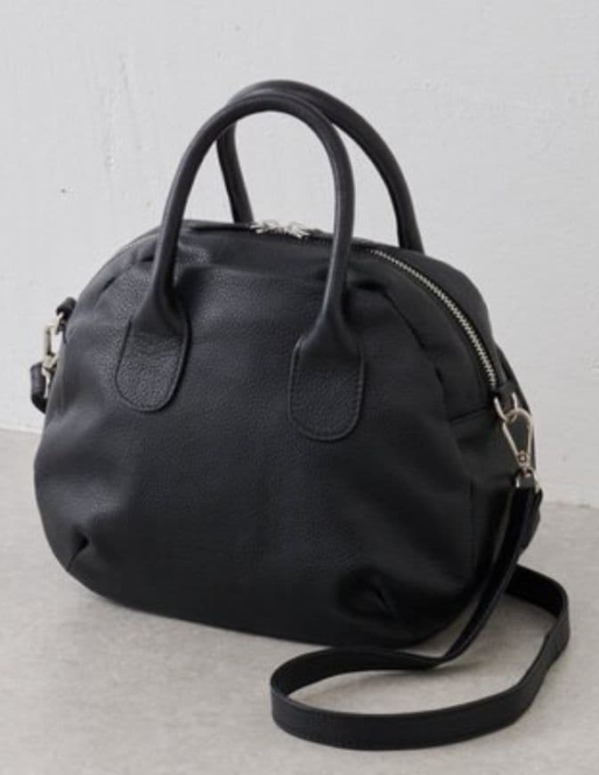 BEARDSLEY ラウンドミニボストンバッグ ブラック ビアズリー