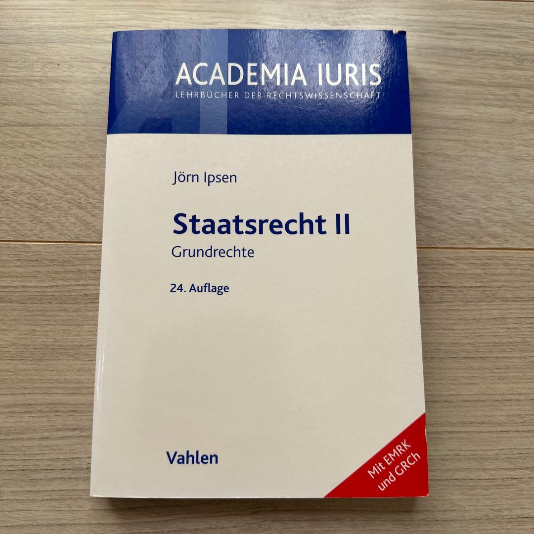 Jörn Ipsen Staatsrecht II 24. Auflage