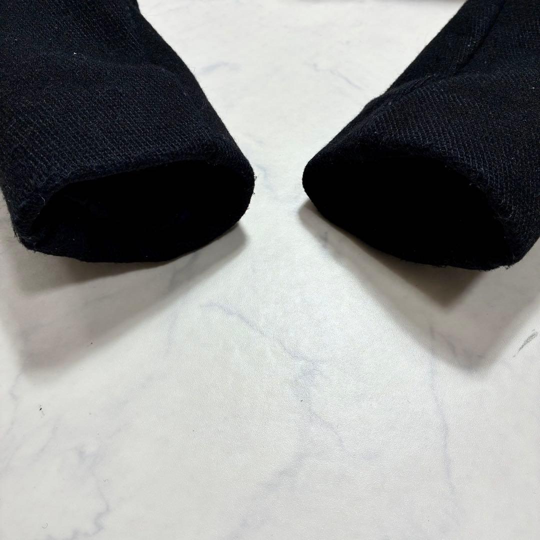 希少/シングル✨Schott ピーコート 裏地キルティング メルトン 黒 38