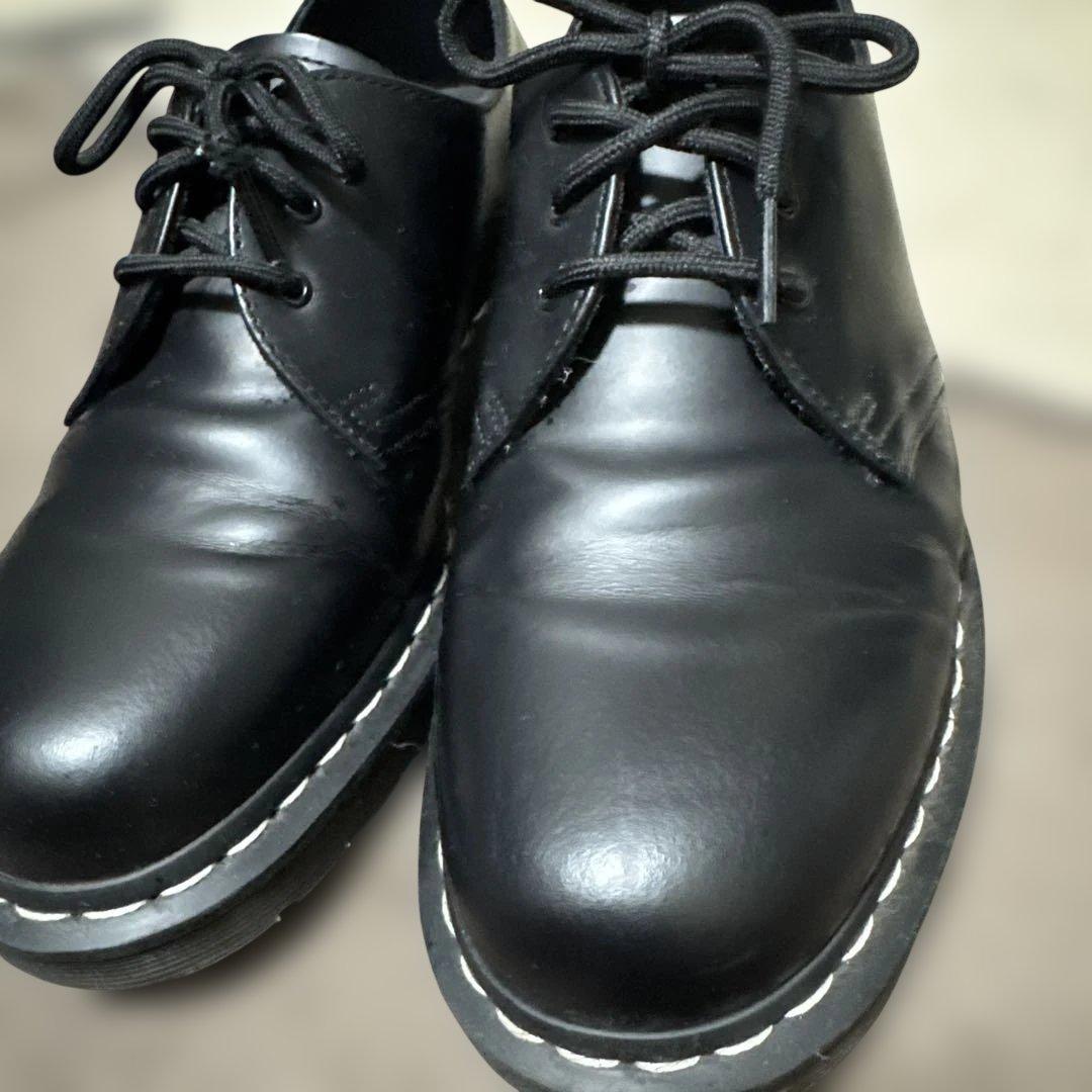【Dr. Martens 】1461 ホワイトステッチ 3 ホール シューズ