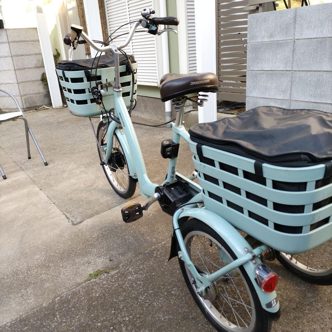 ブリヂストン 電動アシスト三輪車 ミントグリーン