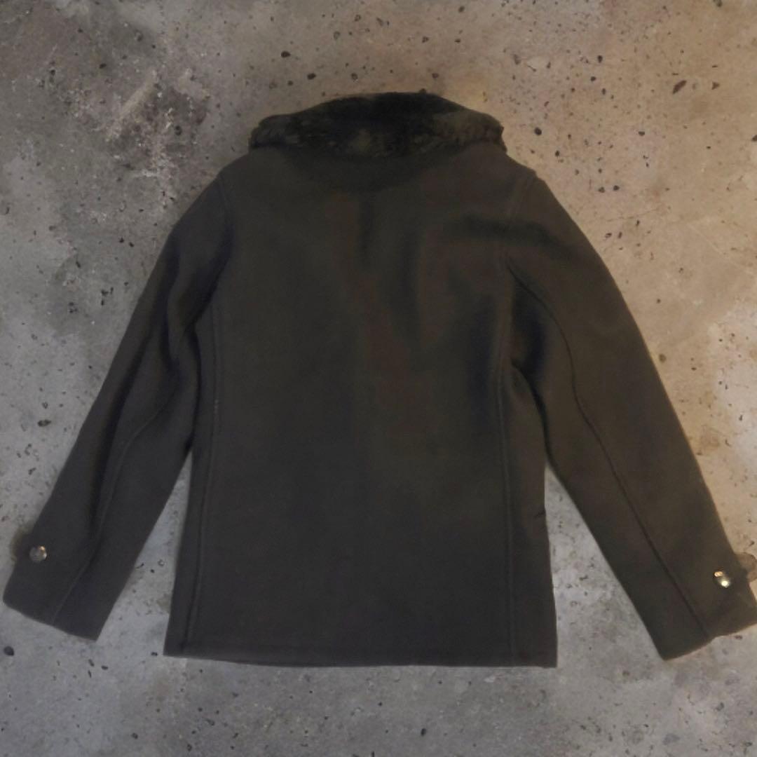 USA製Schott ムートン ピーコート　襟ファー　ショット 36 740N