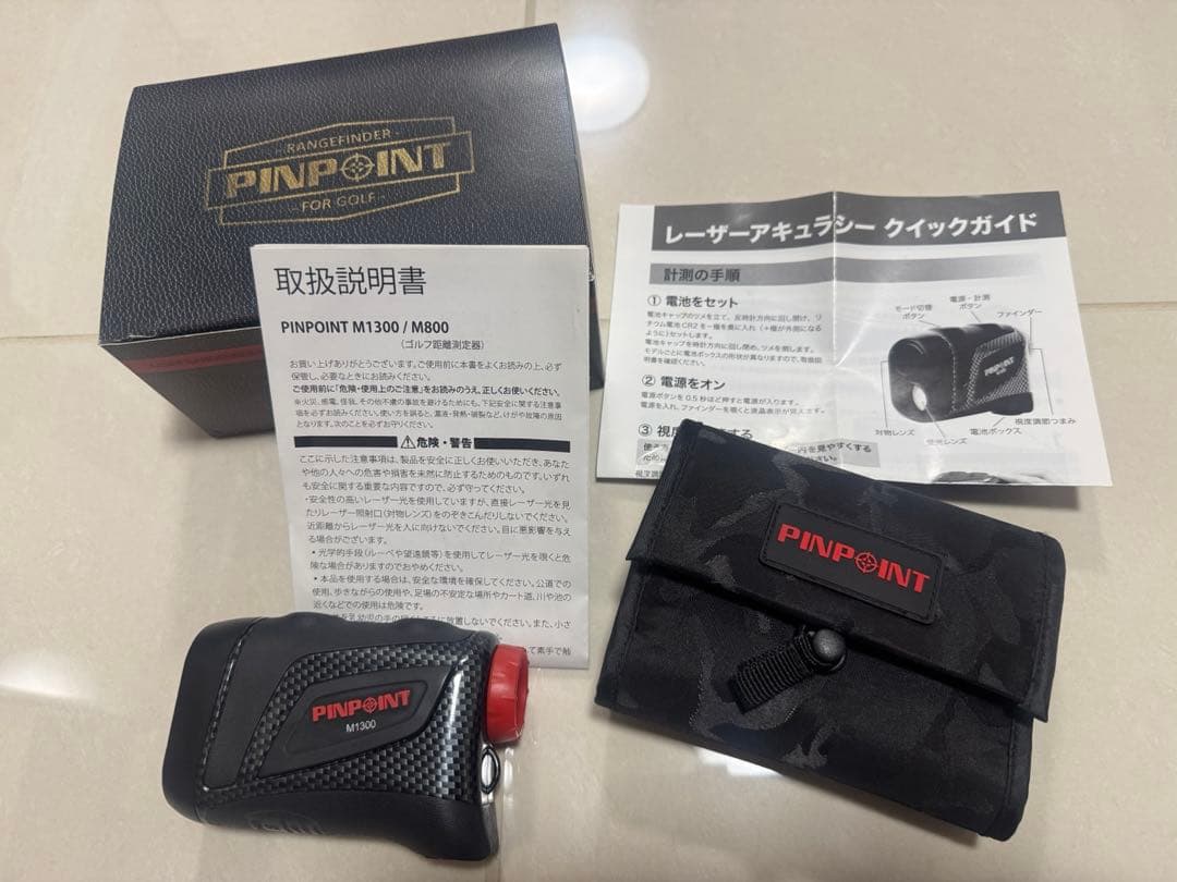LASER ACCURACY PINPOINT ゴルフ用距離計 M1300