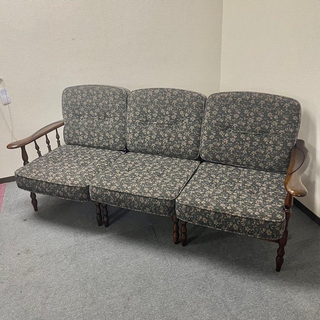 【良品】カリモクセパレートソファ 3人掛け トリプルソファ 3P WC60モデル