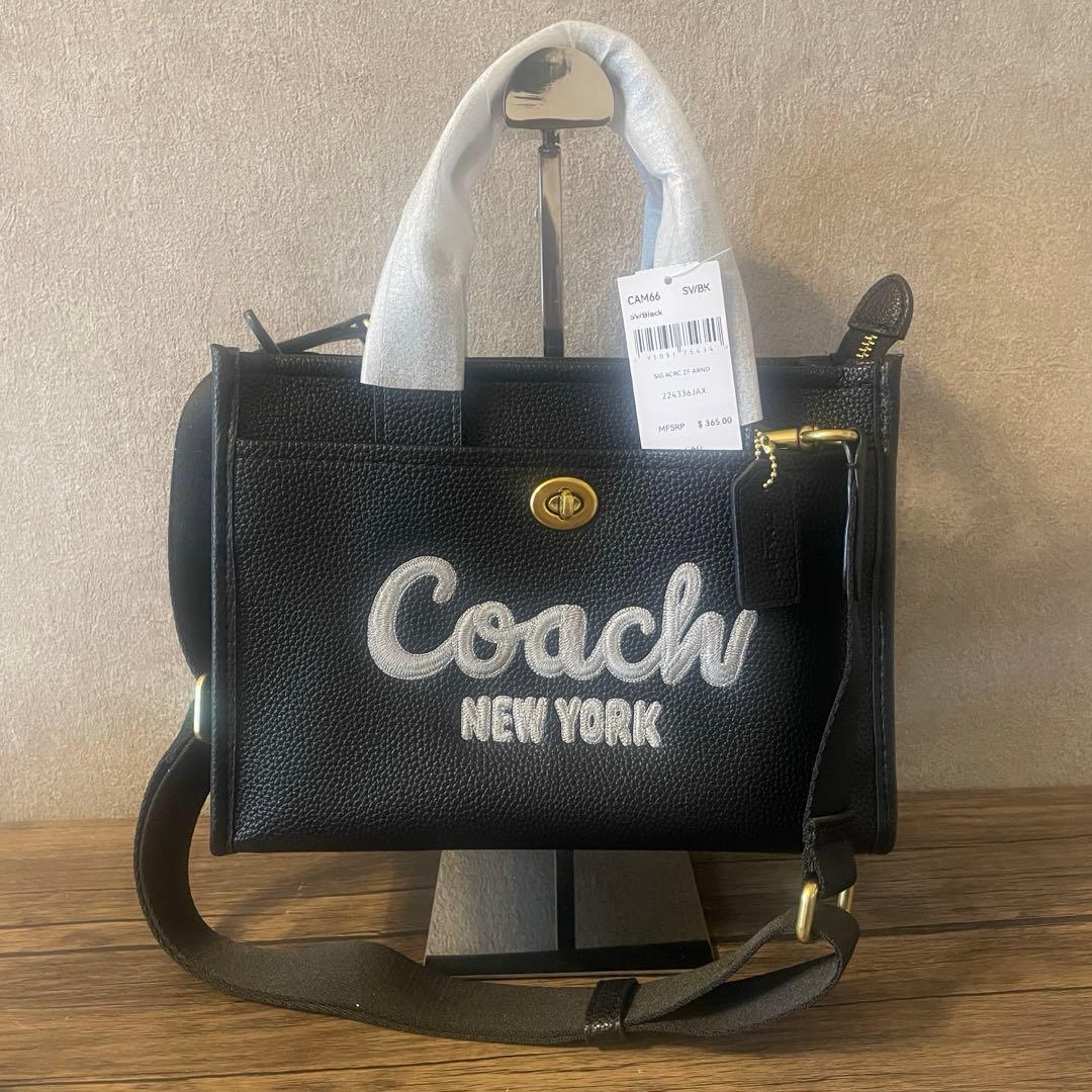 【新品未使用】COACH カーゴ トートバッグ ショルダー 2way レザー　@