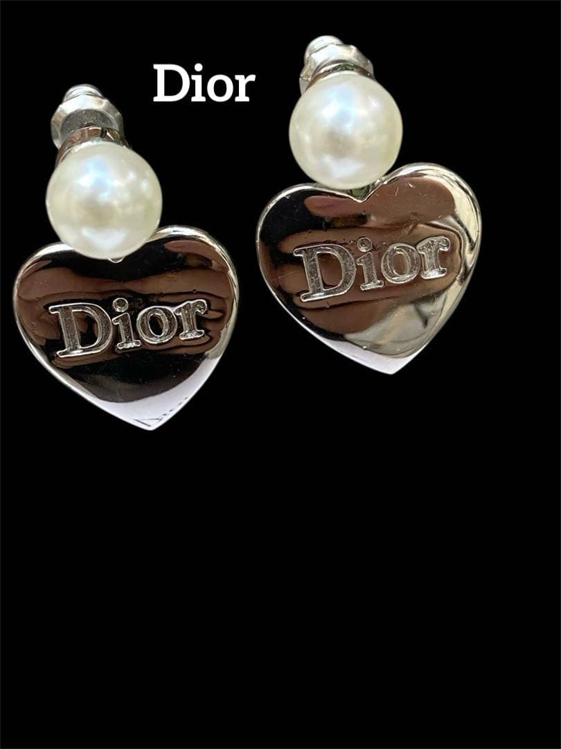 クリスチャンディオールDior ハートパールピアス