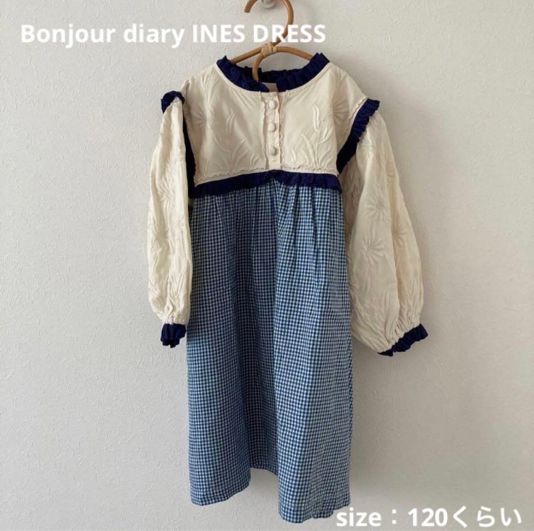 ワンピース　Bonjour diary INES DRESS 120くらい