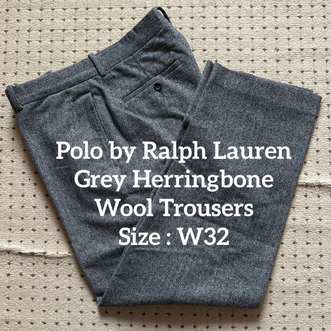 パンツ Polo by Ralph Lauren Wool Trousers W32