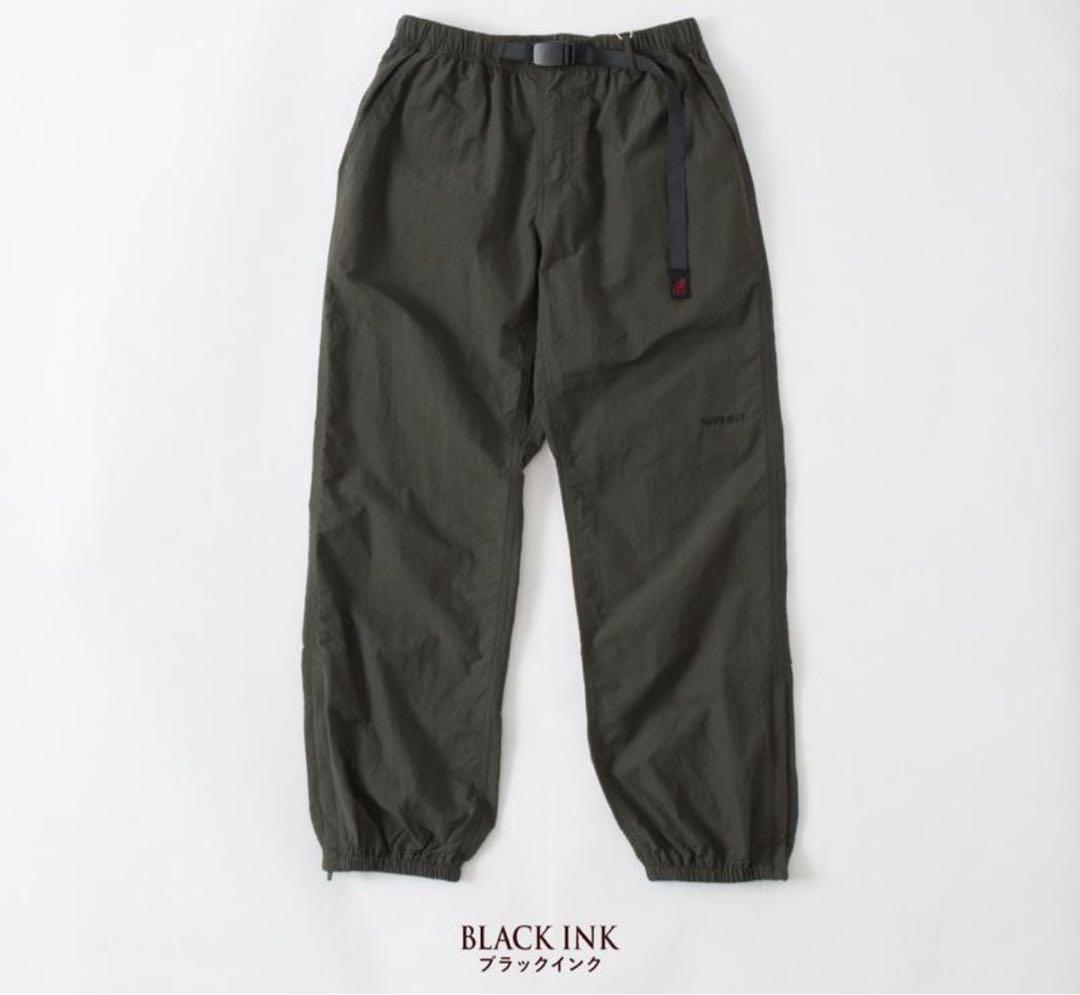 グラミチ ナイロン トラックパンツ パッカブル Gramicci ブラック　黒色