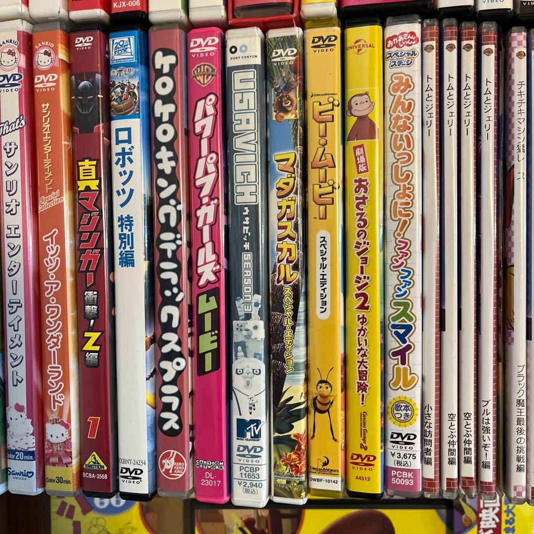 ディズニーなど子供向け　DVD まとめ売り　約85枚　未検品