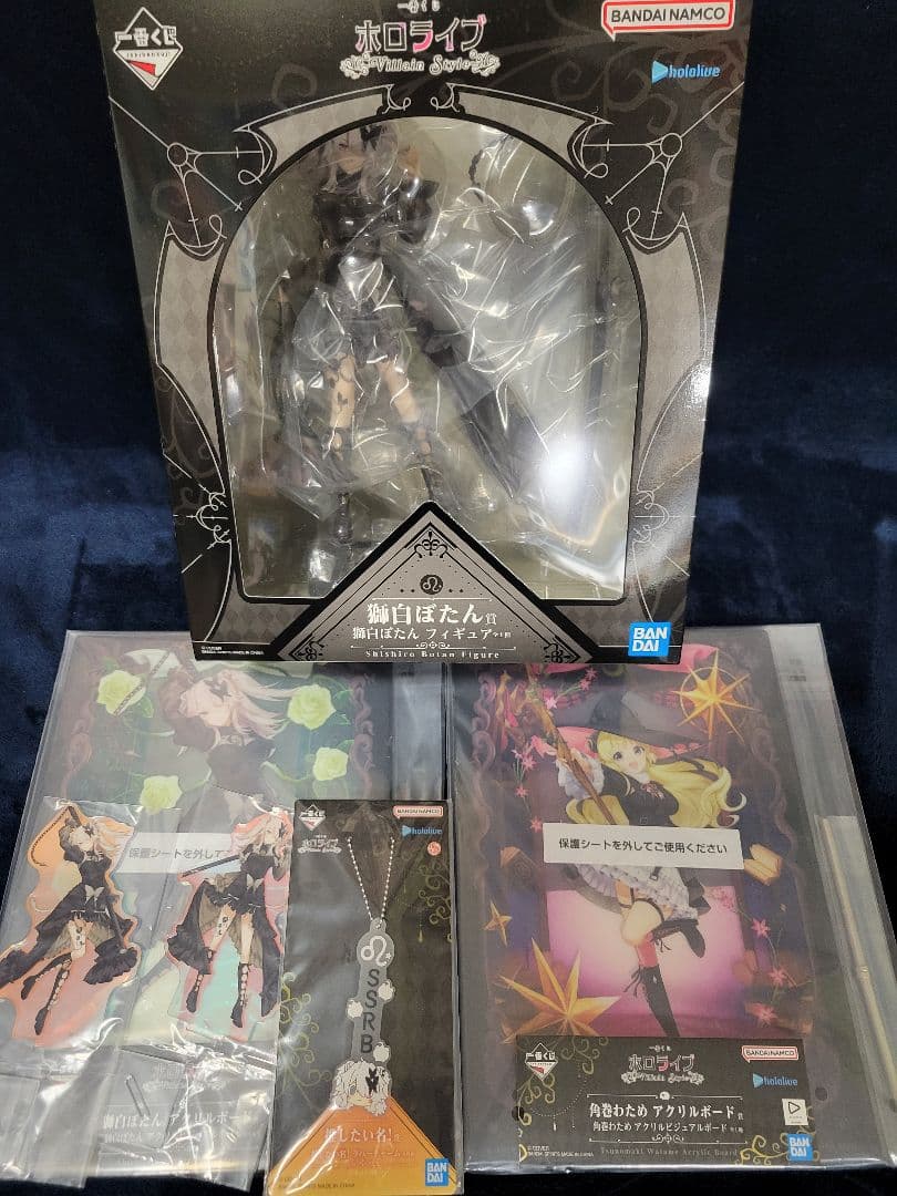 一番くじ ホロライブ ～Villain Style～獅白ぼたんフィギュア他セット
