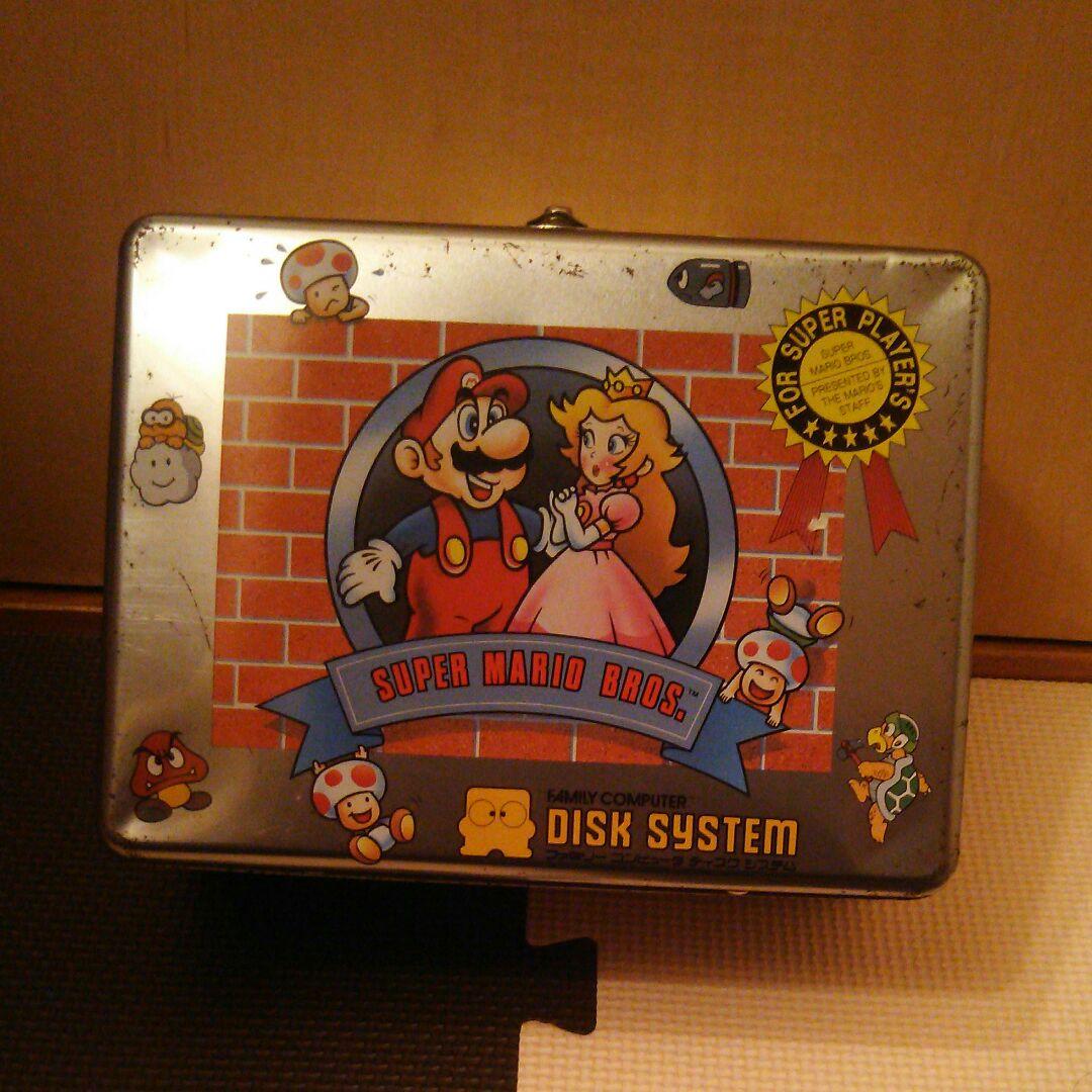 レア レトロ スーパーマリオブラザーズ ブリキ ケース