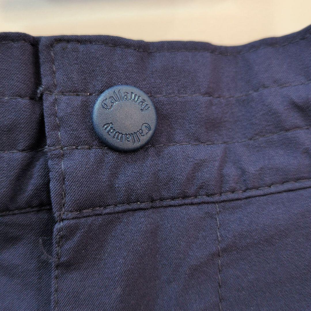 美品　キャロウェイ L セットアップレインウェア ネイビーゴルフ スポーツウェア