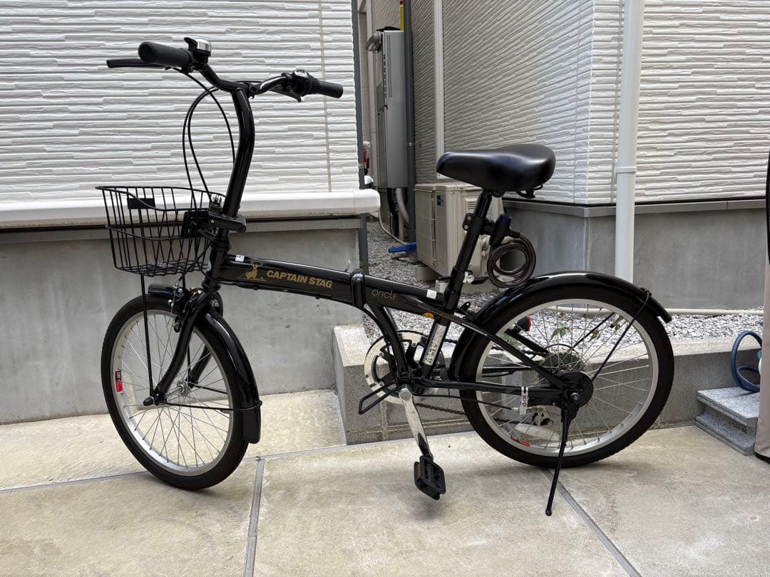 【引取可】CAPTAIN STAG 折りたたみ自転車 FDB206 オリクル