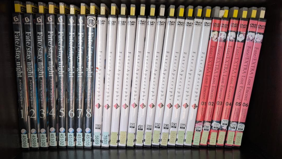 Fate フェイト　アニメDVD