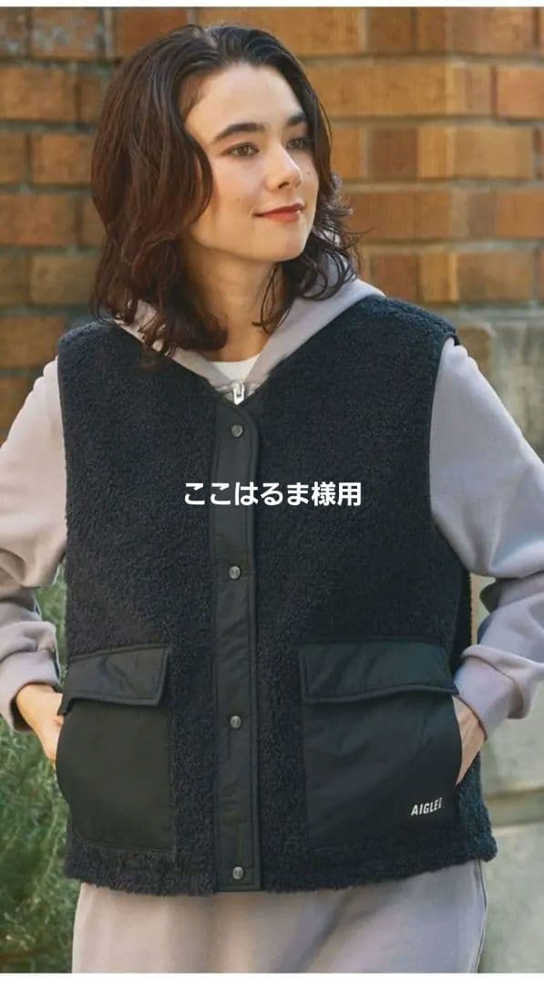 新品　AIGLE　エーグル　 インサレーション ベスト キルティング　サイズ40